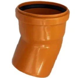 kolano-30-kanalizacyjne-pomaranczowe-110-sn4-pvc-pipelife