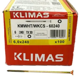 wkrety-do-drewna-uniwersalne-wkcs-60x240-stozek-tx30-zolte-100szt-wkretmet