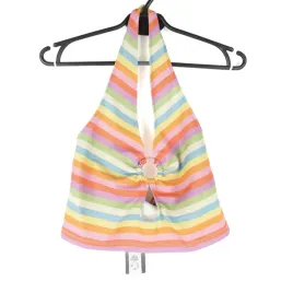 top-damski-primark-kolorowy-krotki-blyszczacy-s