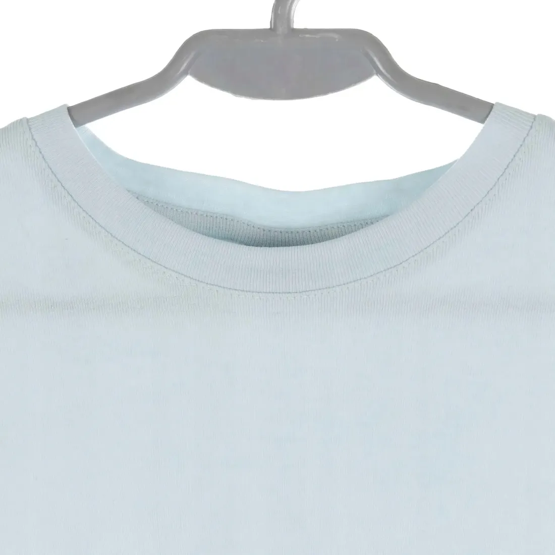 t-shirt-damski-kokse-niebieski-okragly-dekolt-basic-m-stan-nowy
