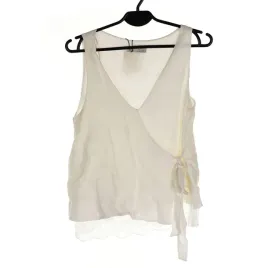 top-damski-zara-bialy-elegancki-kopertowy-dekolt-oversize-xs