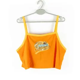 top-damski-primark-pomaranczowy-z-printem-krotki-m