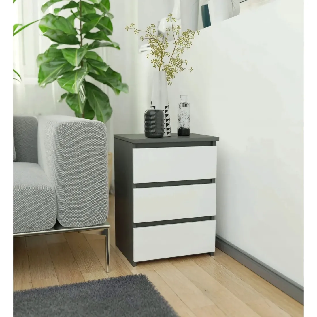 komoda-cl3-40-grafit-szary-biala