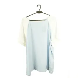 bluzka-damska-next-blekitna-biale-rekawy-50