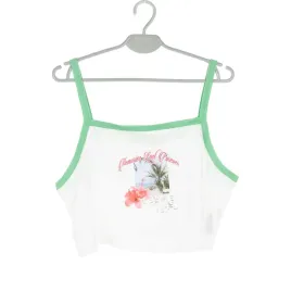 top-damski-primark-bialy-z-printem-krotki-m