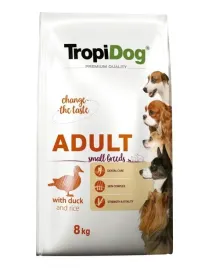 tropidog-premium-adult-small-breeds-z-kaczka-i-ryzem-8kg-tropidog