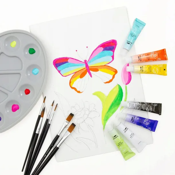 farby-akrylowe-12-kol-12ml-kidea-derform-marka-kidea