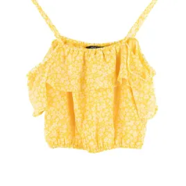 top-dzieciecy-new-look-zolty-krotki-w-kwiatki-146