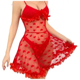 koszulka-nocna-babydoll-stringi-r-xxl-prezent-walentynki-dzien-kobiet