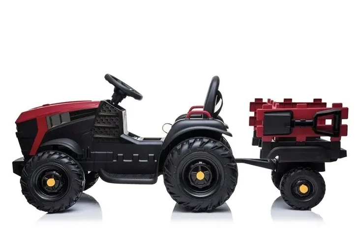 Duży Traktor na akumulator z Przyczepką Pilot dla dzieci 12V 9Ah