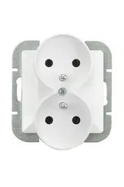 prolex-mechanizm-gniazda-podwojnego-z-uziemieniem-bialy