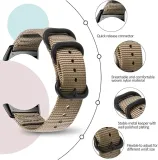 pasek-do-zegarka-google-pixel-watch-khaki-nylonowy-casual-basic