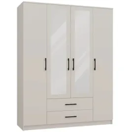 szafa-romana-160-cm-z-lustrem-kaszmir-bez-2-szuflady-drzwi-160-cm-sypialnia