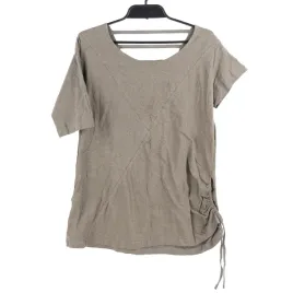 t-shirt-damski-lofbaz-szary-sciagacz-na-boku-l