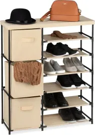 regal-polka-na-buty-komoda-tekstylna-3-szuflady