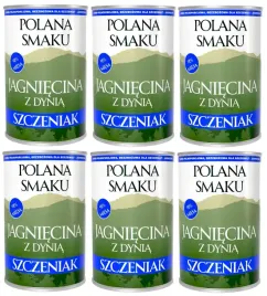 polana-smaku-jagniecina-wieprzowina-dynia-6x400g-karma-mokra-dla-szczeniat