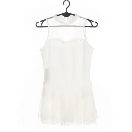 body-damskie-ieeiel-biale-bez-rekawow-z-spodniczka-s