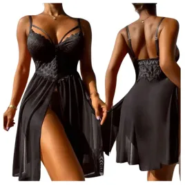 seksowna-koszula-nocna-babydoll-koronkowa-stringi-r-xl-prezent-dzien-kobiet