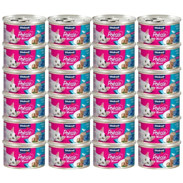 Karma dla kota VITAKRAFT POESIE MUS łosoś 24x85g