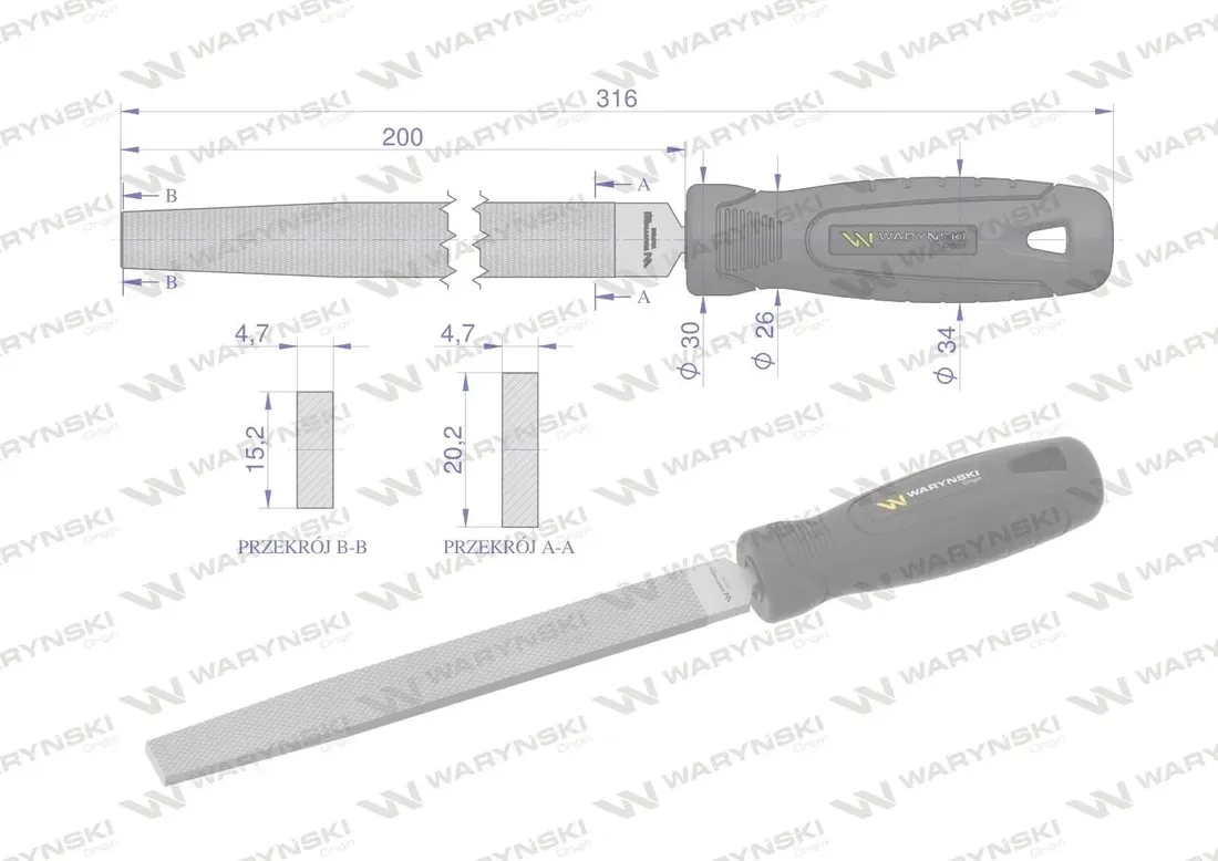 pilnik-plaski-200-mm-warynski
