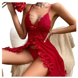 koszula-nocna-babydoll-stringi-rozm-xxl-prezent-koszulka-nocna-walentynki