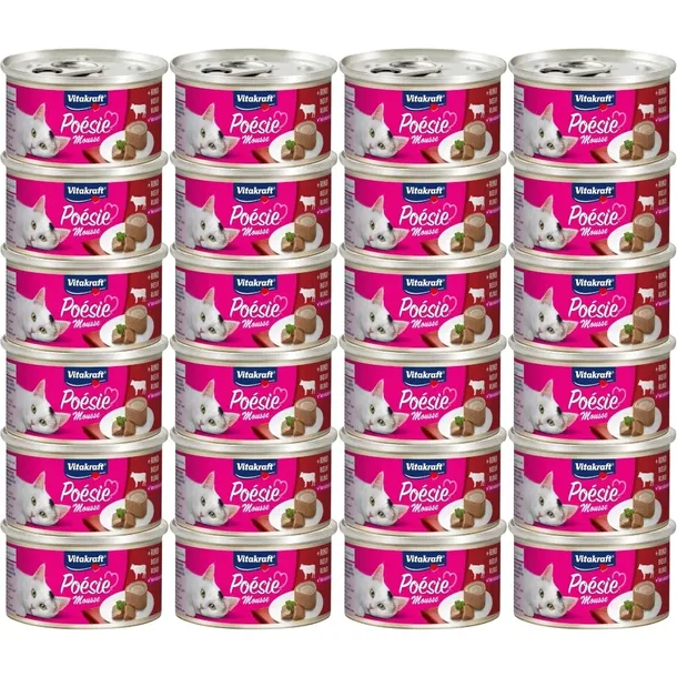 Karma dla kota VITAKRAFT POESIE MUS wołowina 24x85g