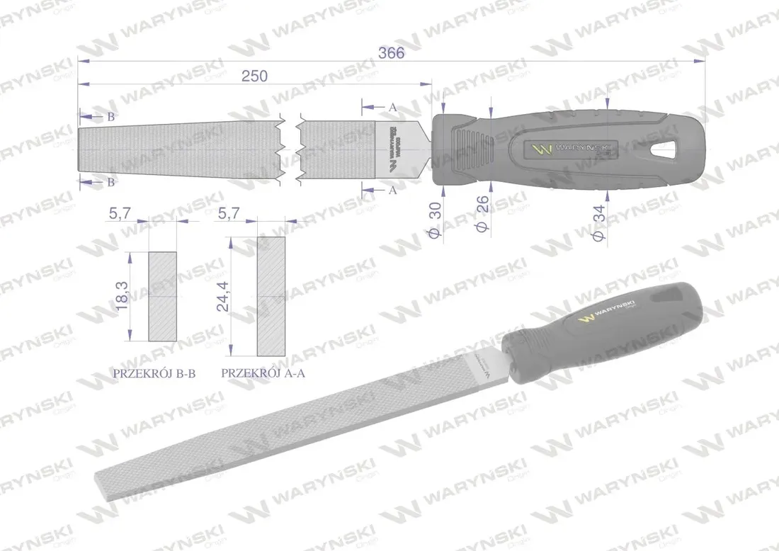 pilnik-plaski-250-mm-warynski
