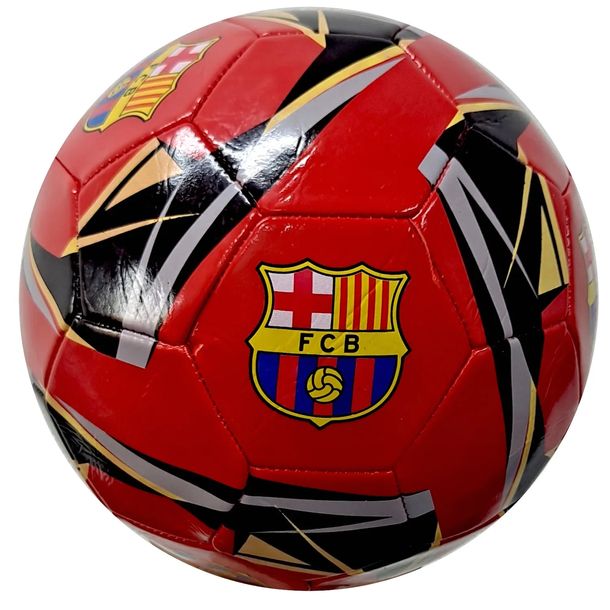 PIŁKA NOŻNA FC Barcelona BARCA do gry nogę piłkę nożną czerwona wzór 5