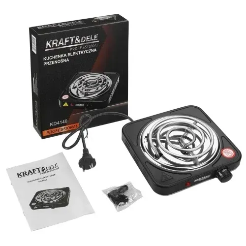 kuchenka-elektryczna-1500w-kraftanddele-kd4140-stan-nowy