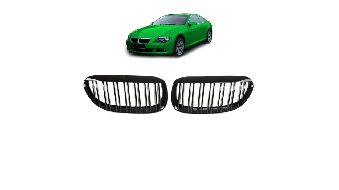grill-bmw-6-e63-e64-podwojne-zeberka-gloss-black-stan-nowy