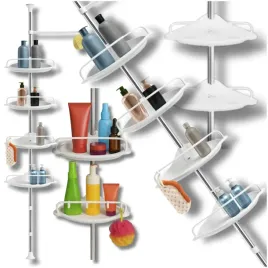 polka-pod-prysznic-teleskopowa-narozna-lazienkowa-biala-stojaca-4-poziomy