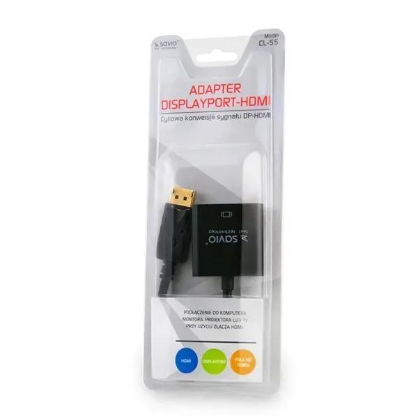 savio-adapter-displayport-hdmi-cl-55