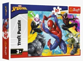 marvel-puzzle-30-elementow-kolory-spider-mena-trefl