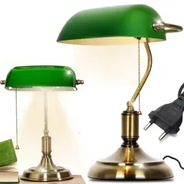 lampka-biurkowa-vintage-bankierska-nocna-zielony-szklany-abazur-retro-e27