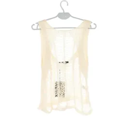 top-damski-prettylittlething-bezowy-dziergany-siatka-l