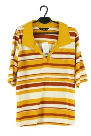 koszulka-polo-damska-fandf-zolta-paski-poziom-46