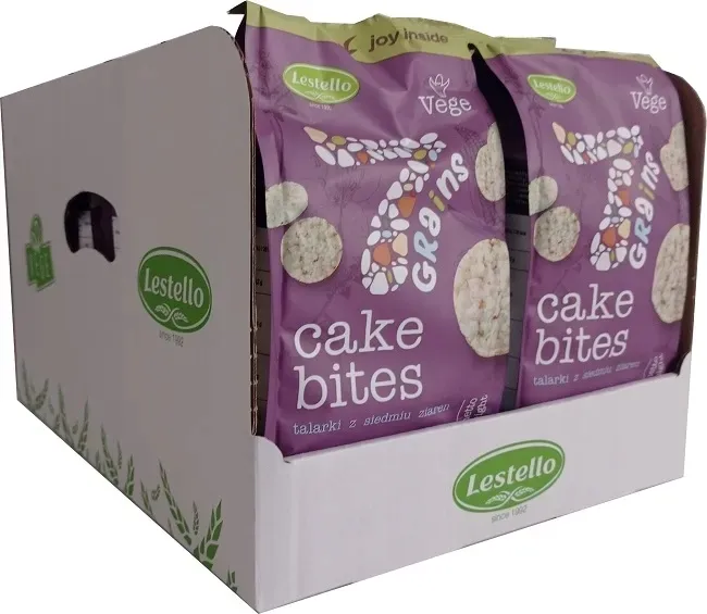 TALARKI Z SIEDMIU ZIAREN 65G x 12 SZTUK FIT VEGE PRZEKĄSKA LESTELLO