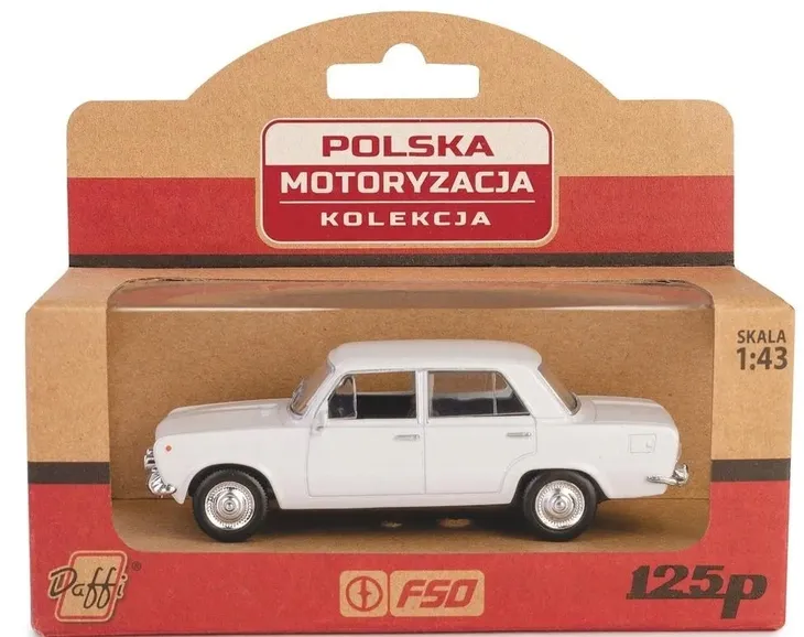 Kolekcja PRL Fiat 125p biały