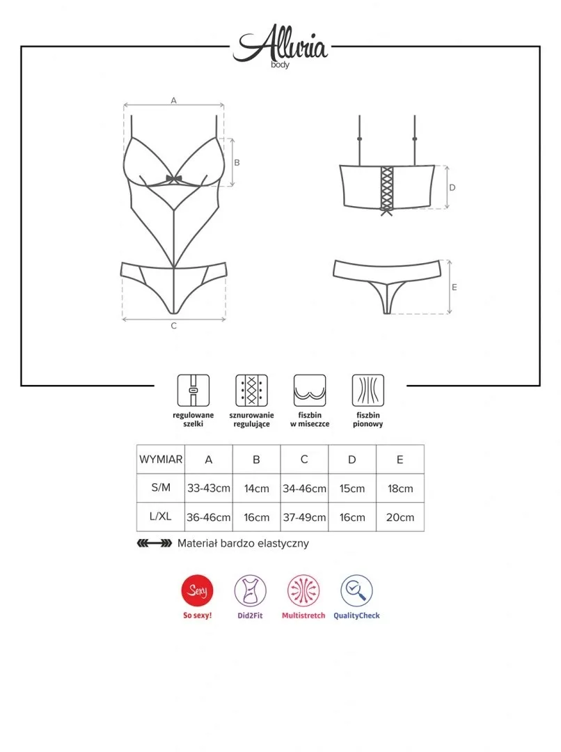 bielizna-alluria-body-s-m-stan-nowy
