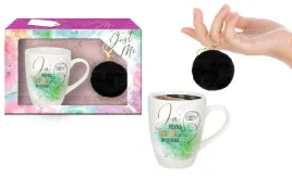 just-me-zestaw-kubek-barylka-300ml-pompon-czarny-ja-piekna-madra-wyjatk