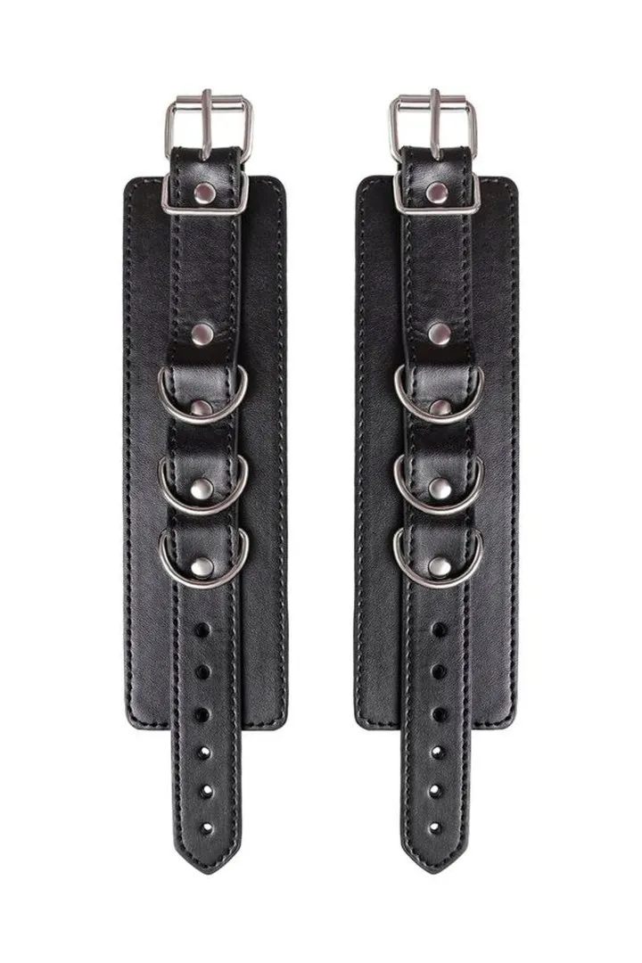 anonymo-handcuffs-pu-leather-black