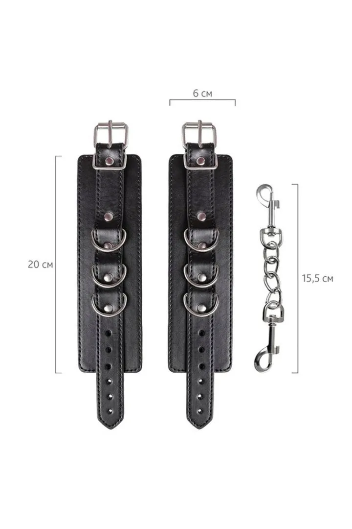 anonymo-handcuffs-pu-leather-black-marka-toyfa