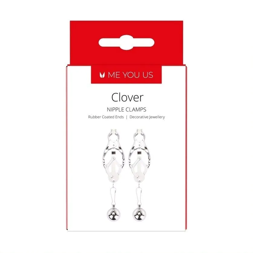 me-you-us-clover-nipple-clamp-silver