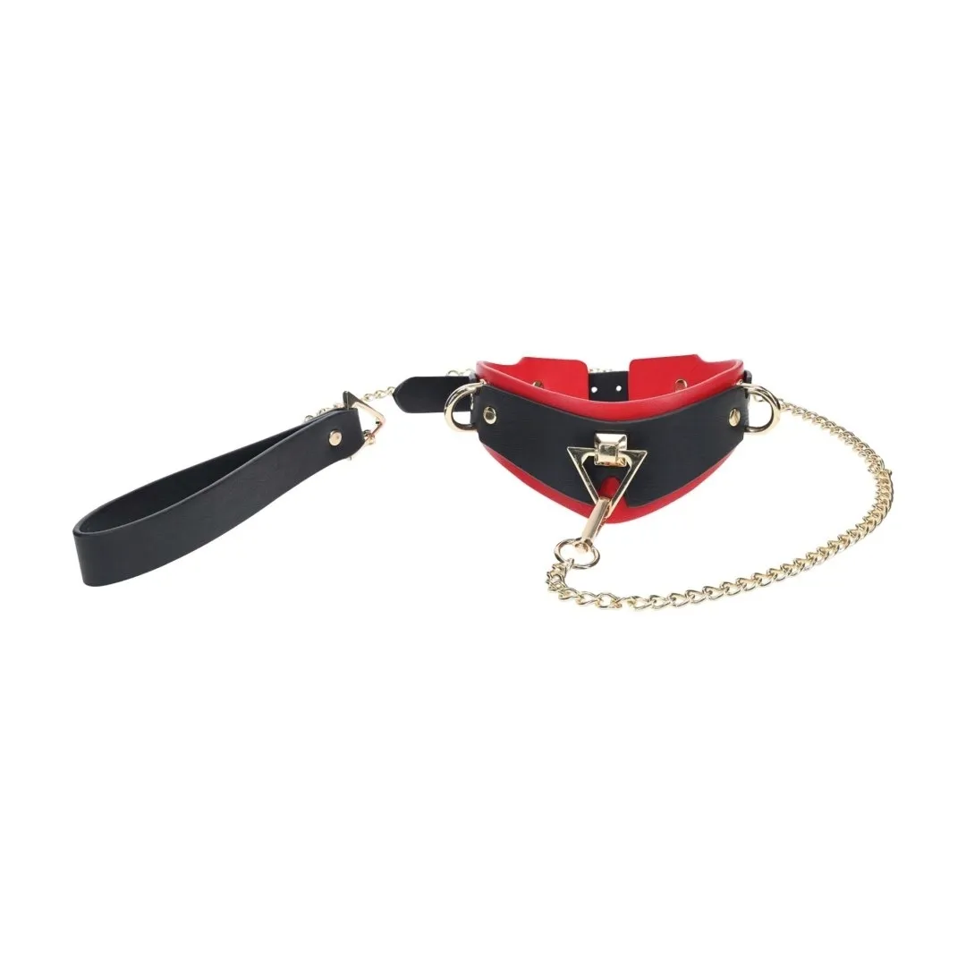 milan-collection-collar-with-leash-black-red