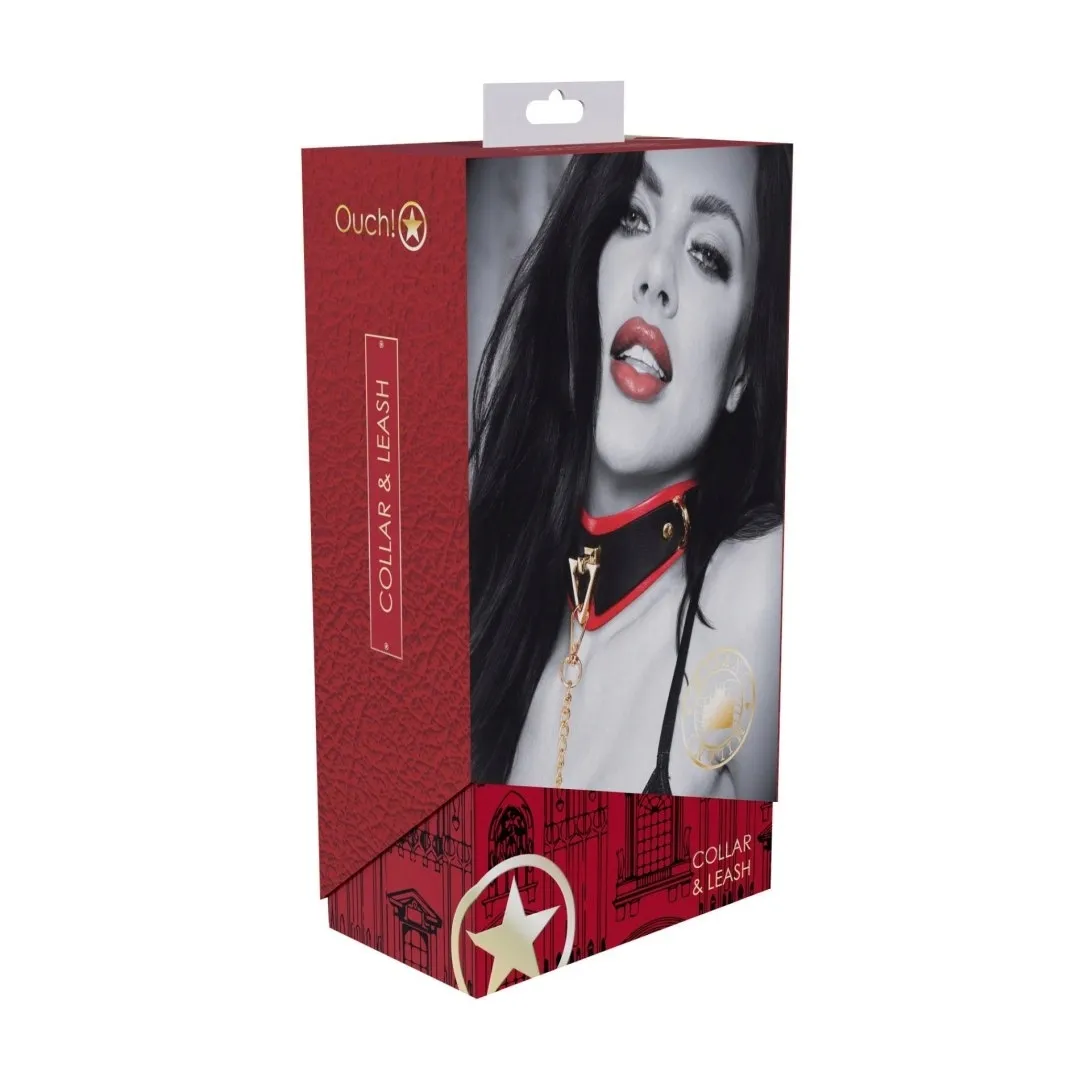 milan-collection-collar-with-leash-black-red
