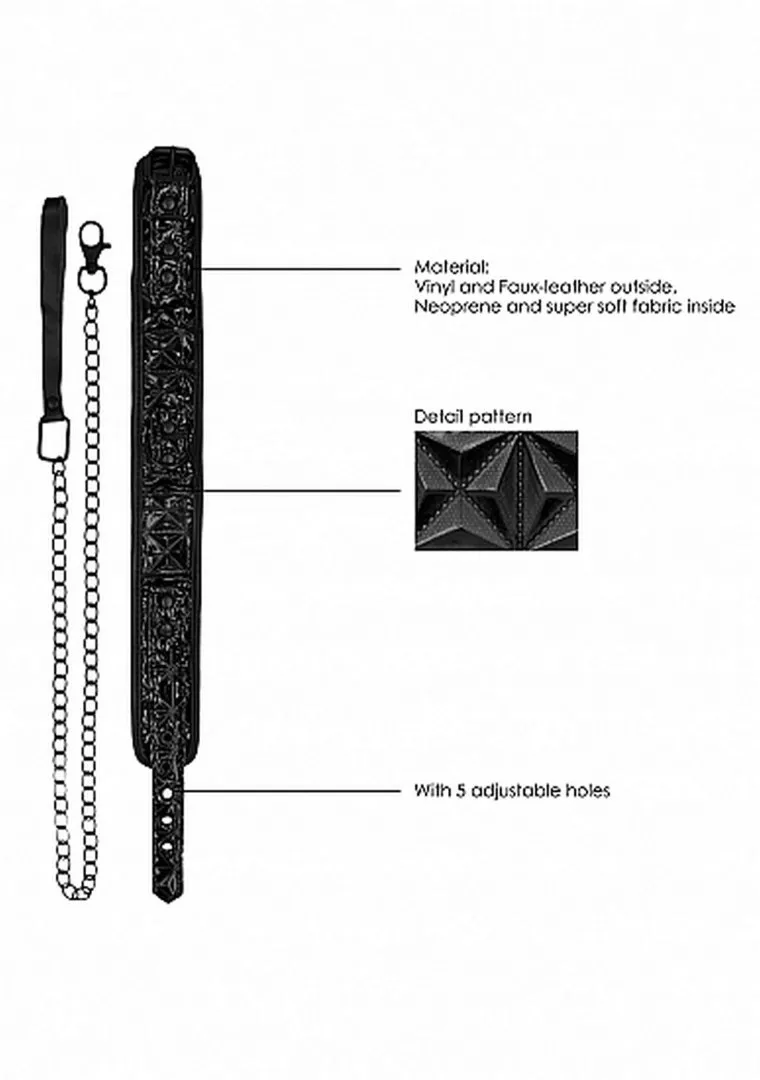 luxury-collar-with-leash-black-rodzaj-obroza-ze-smycza