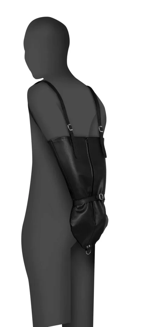 zip-up-full-sleeve-arm-restraint-black