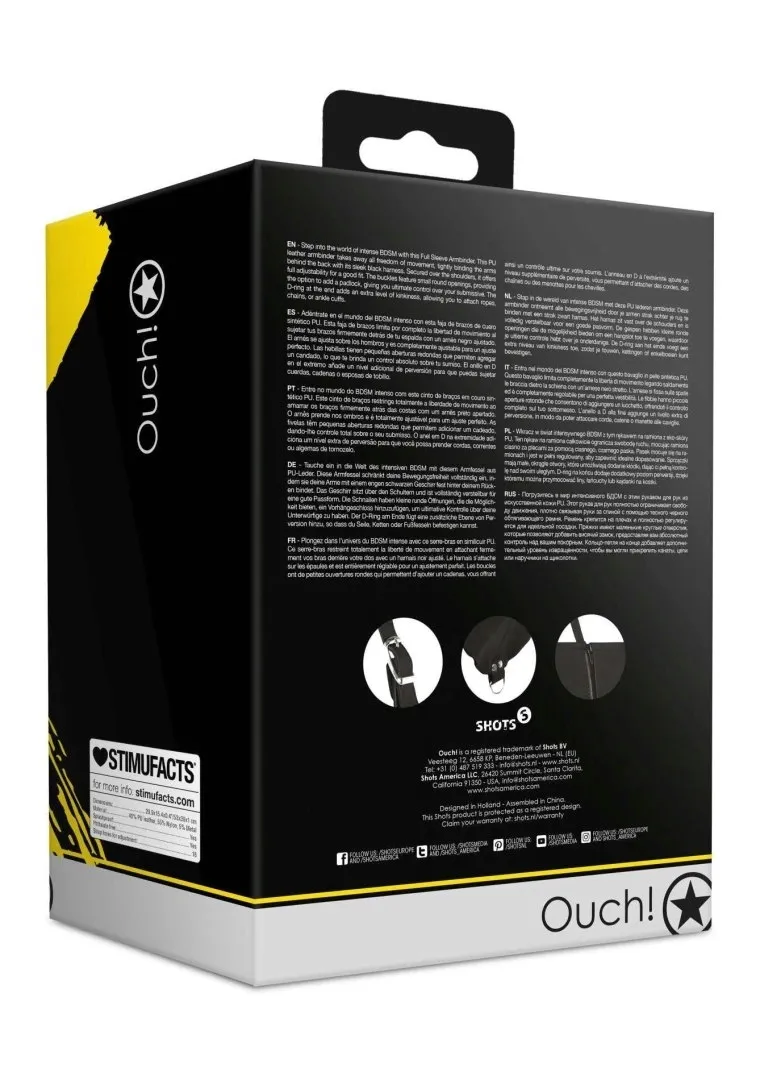 zip-up-full-sleeve-arm-restraint-black