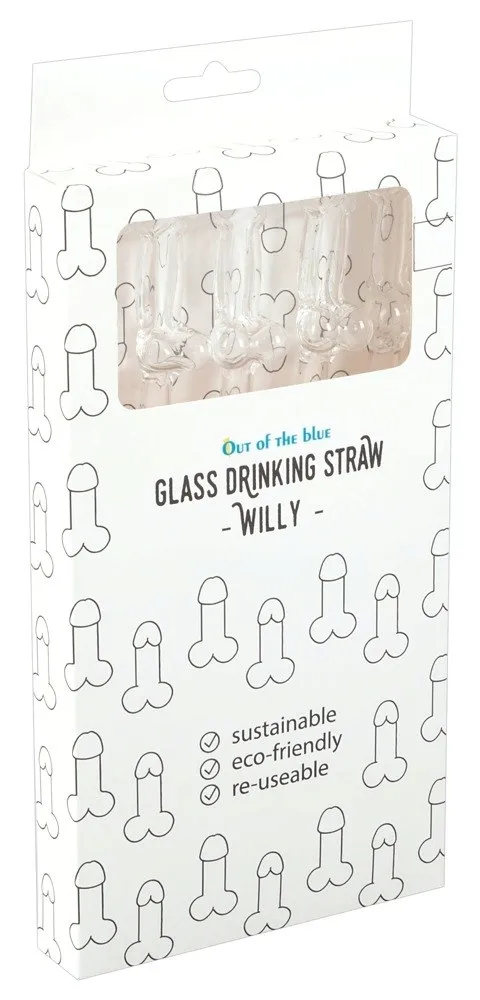 glass-drinking-straw-willy-x-4