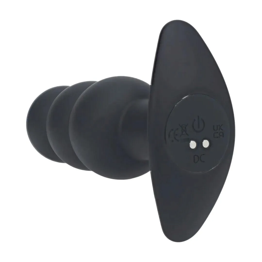 tri-bulb-vibrating-silicone-anal-plug-black